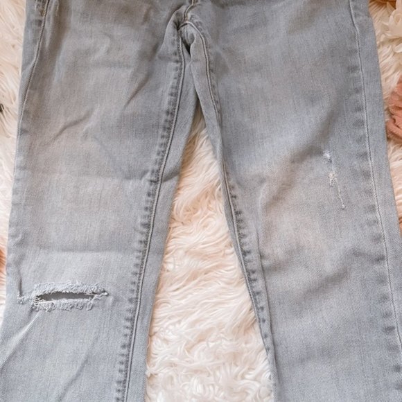 Gap 1969 Blue Skinny Jeans Distressed Size 25 - Picture 5 of 5